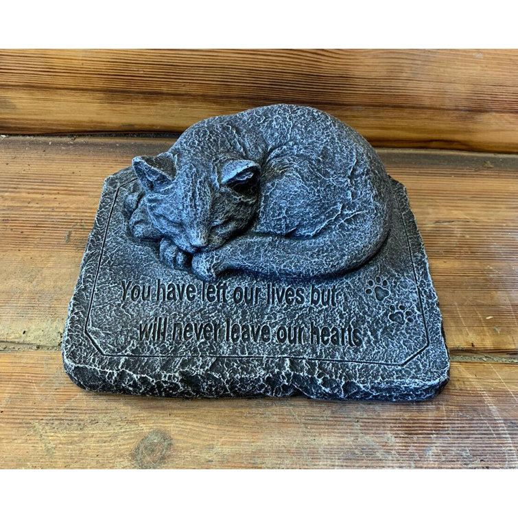 Sleeping cat memorial sales stone